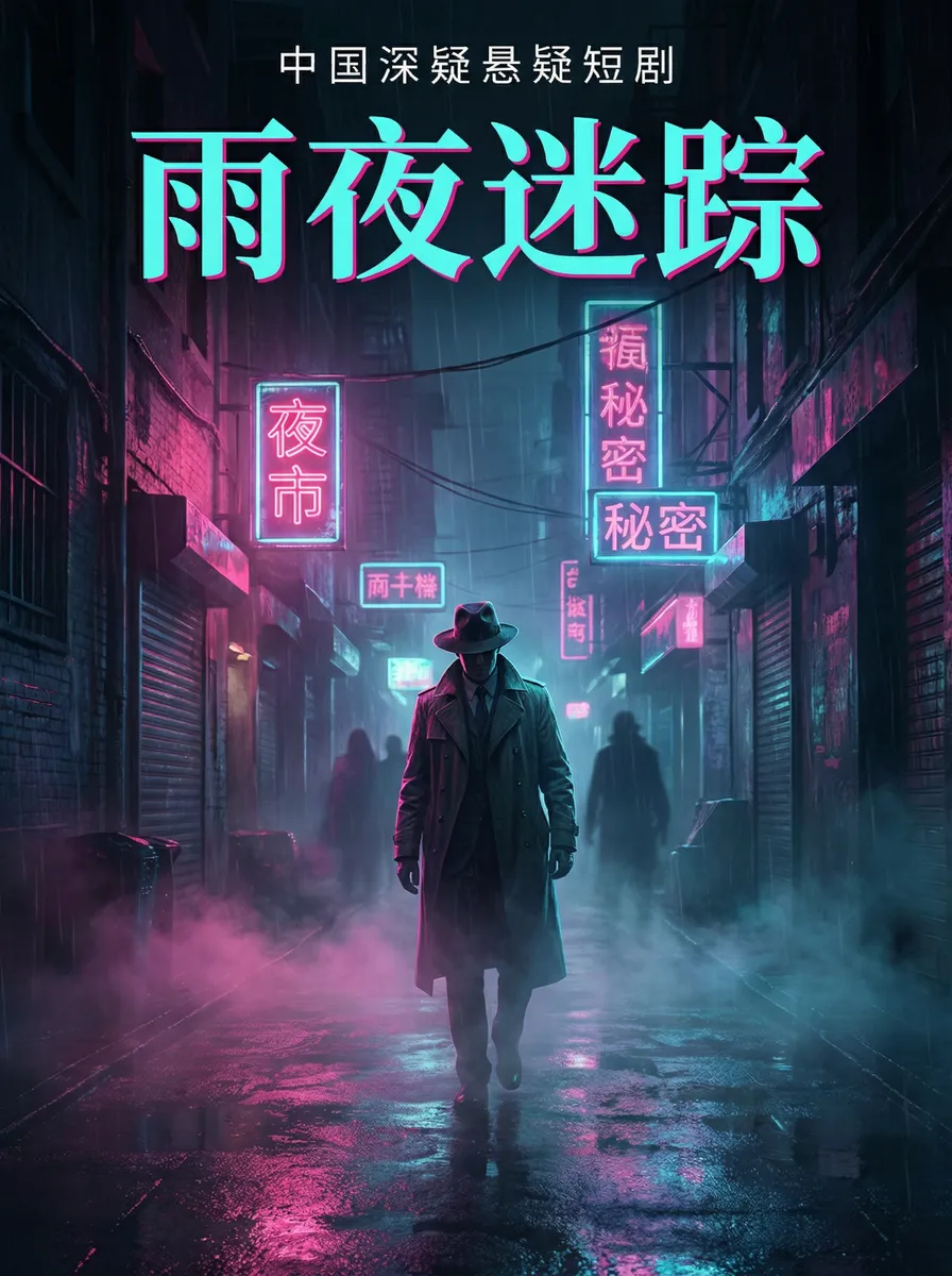 夜色直播88388 悬疑追踪短剧 - 雨夜迷踪海报